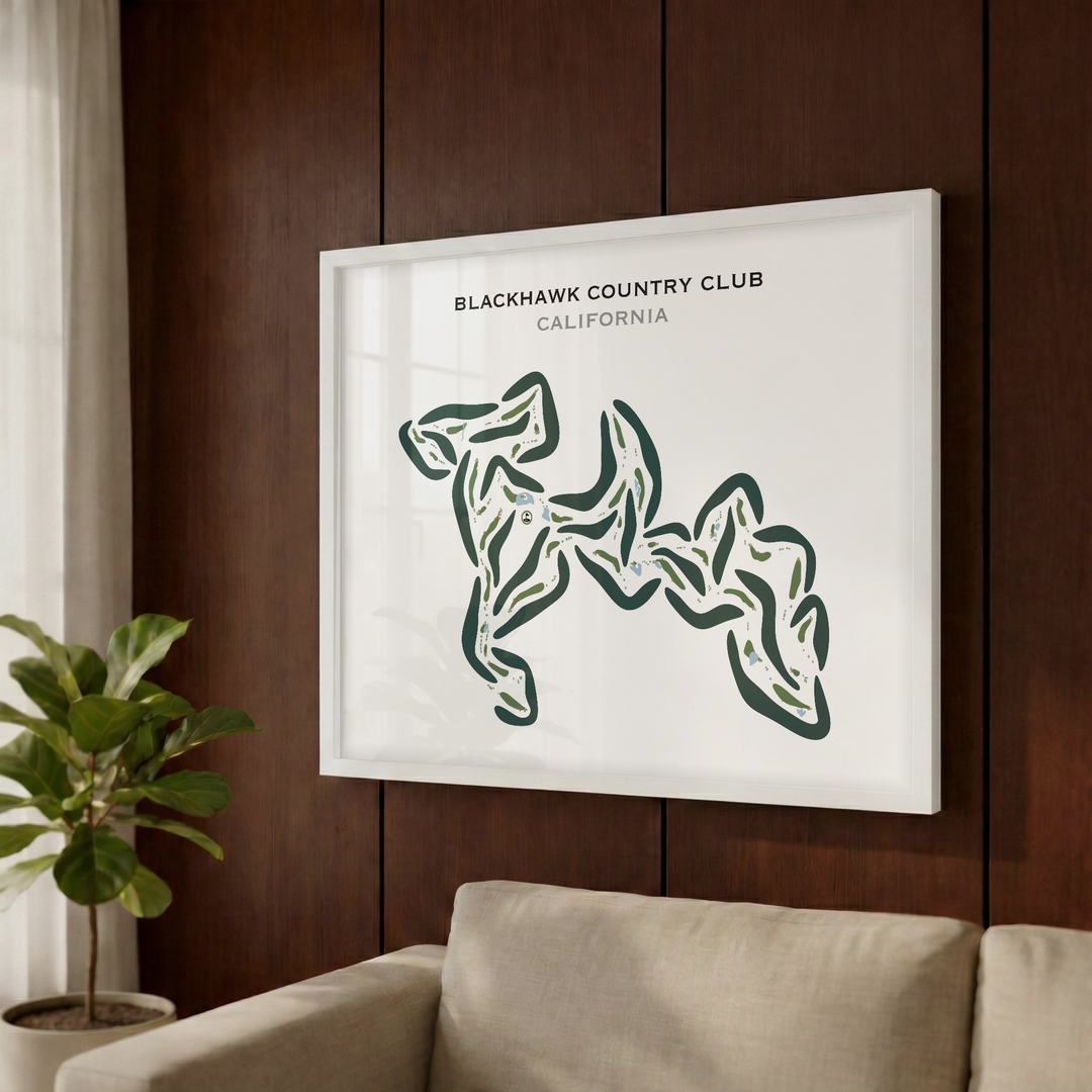 Blackhawk Country Club, California - Printed Golf Courses