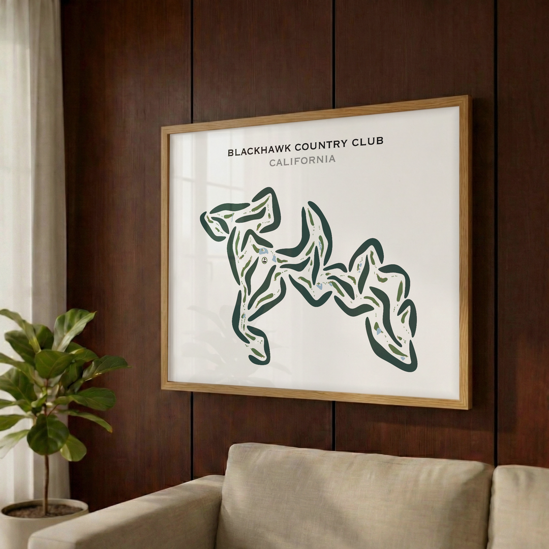 Blackhawk Country Club, California - Printed Golf Courses