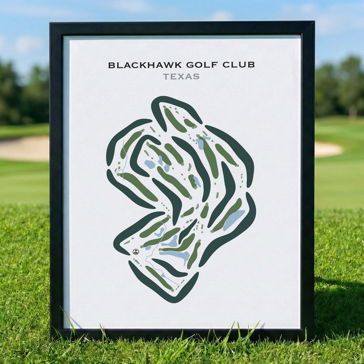 Blackhawk Golf Club, Texas - Printed Golf Courses