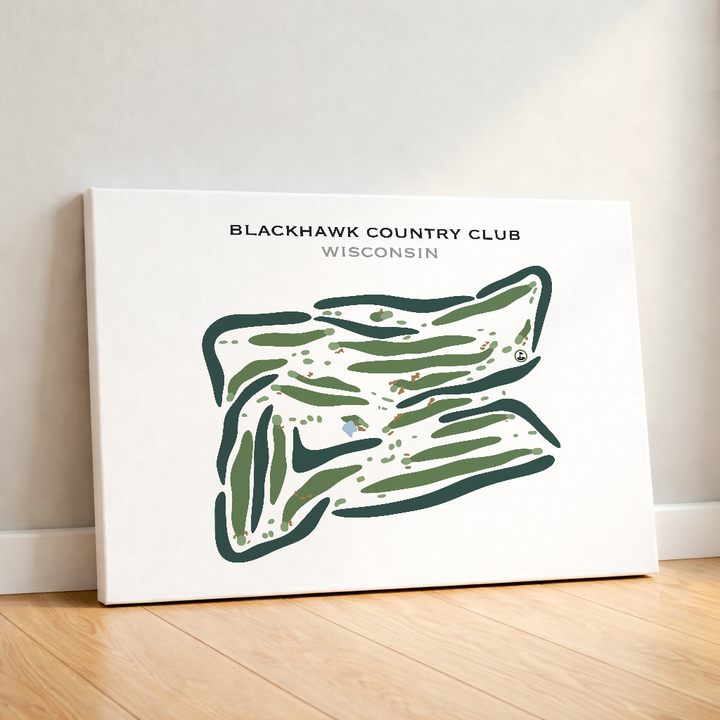 Blackhawk Country Club, Wisconsin - Printed Golf Courses