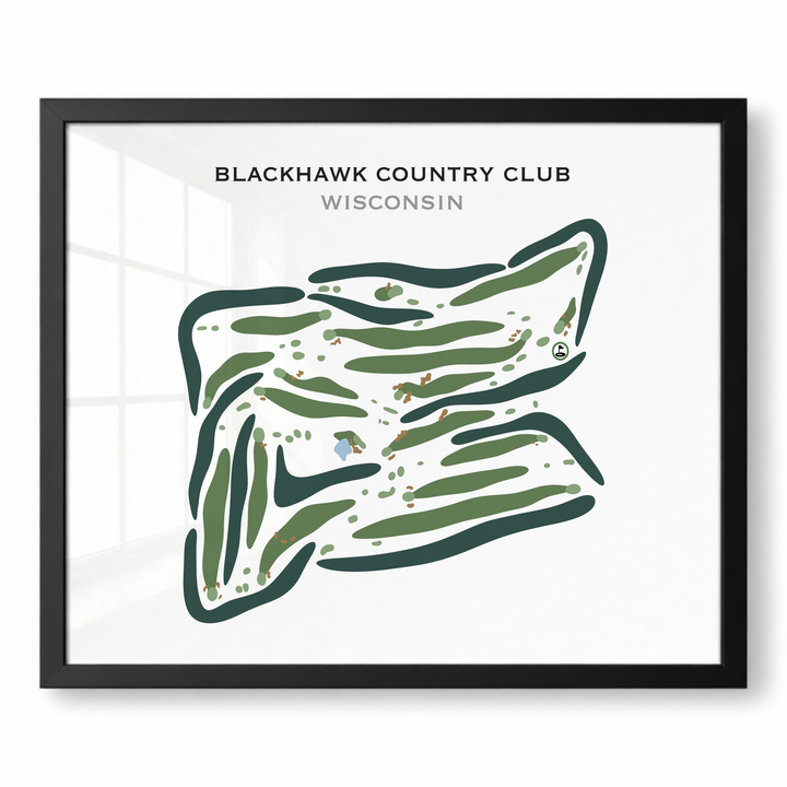 Blackhawk Country Club, Wisconsin - Printed Golf Courses