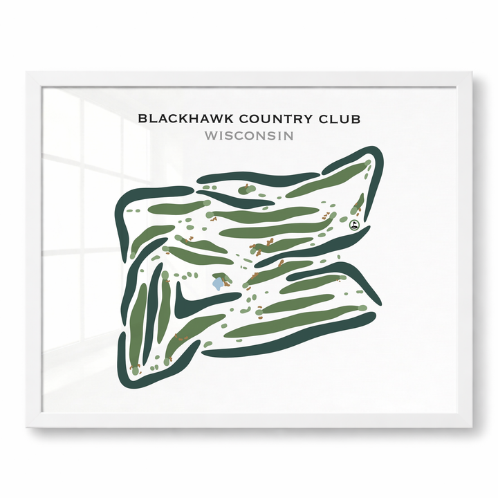 Blackhawk Country Club, Wisconsin - Printed Golf Courses