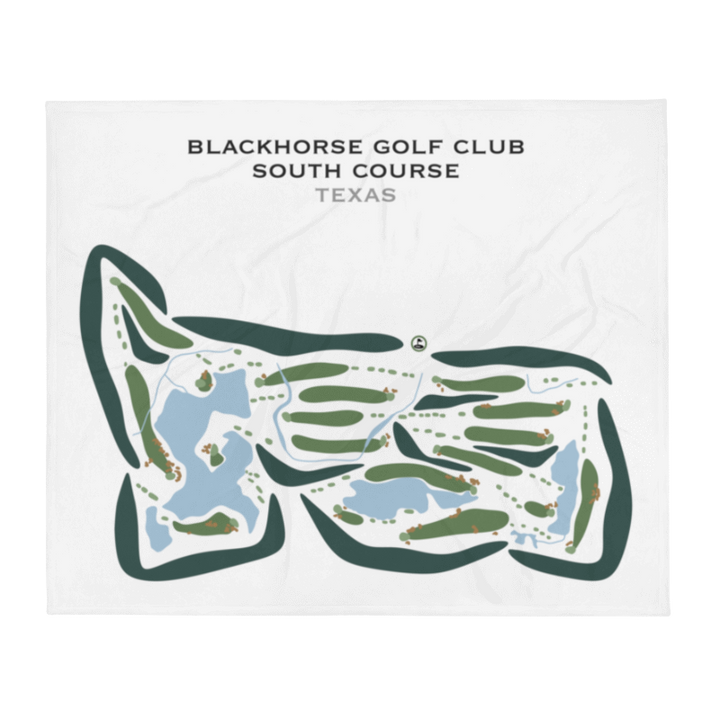 BlackHorse Golf Club - South Course, Texas - Printed Golf Courses