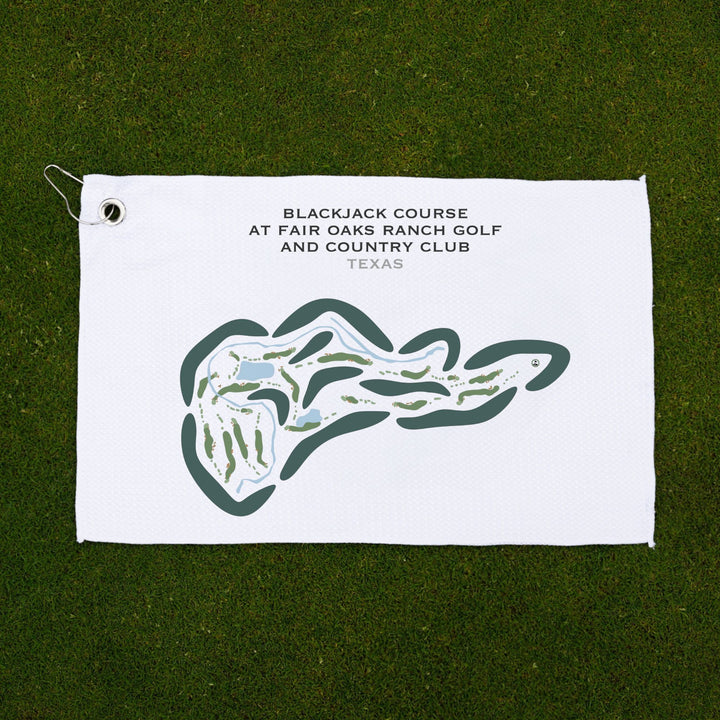 Blackjack Course at Fair Oaks Ranch Golf and Country Club, Texas - Printed Golf Courses