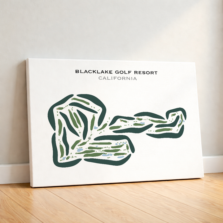 Blacklake Golf Course, California - Printed Golf Courses