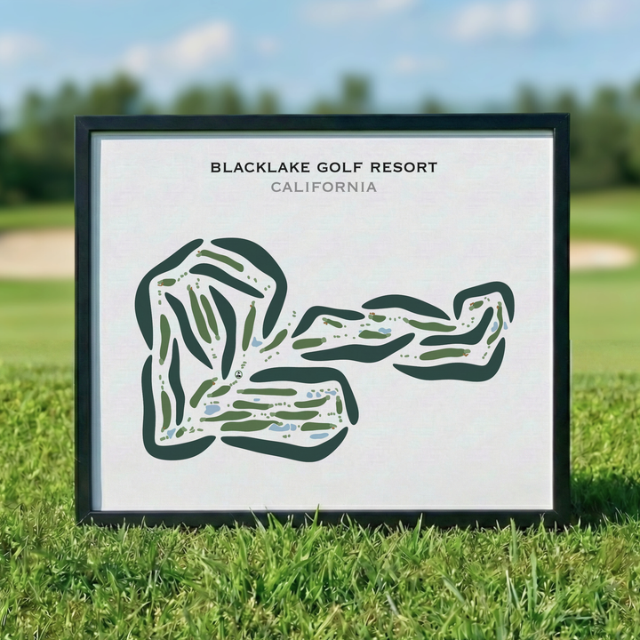 Blacklake Golf Course, California - Printed Golf Courses