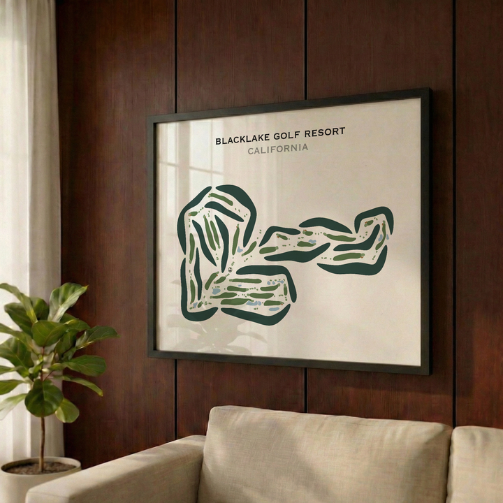 Blacklake Golf Course, California - Printed Golf Courses