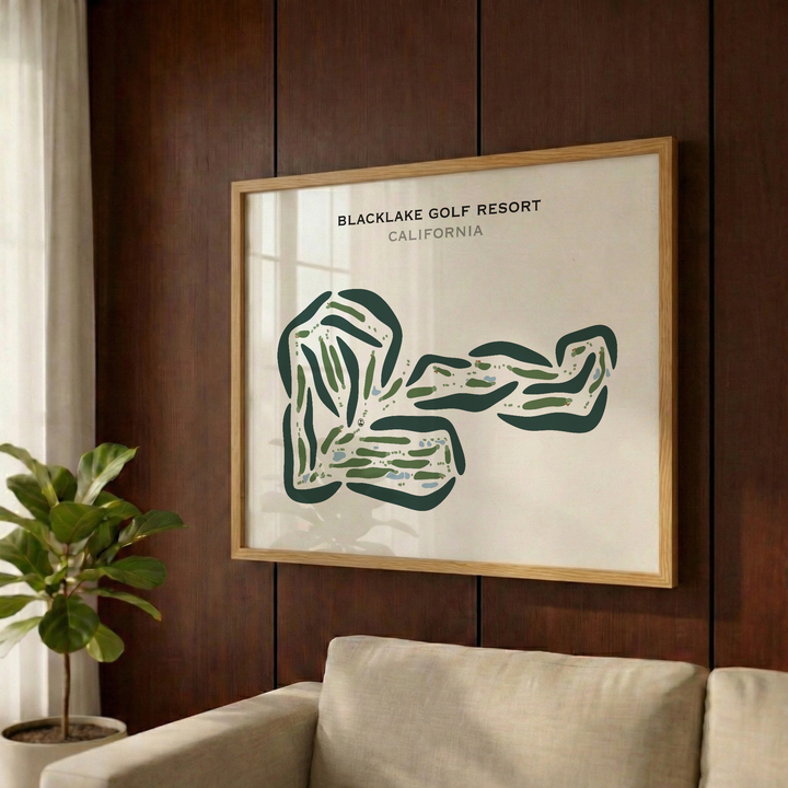 Blacklake Golf Course, California - Printed Golf Courses