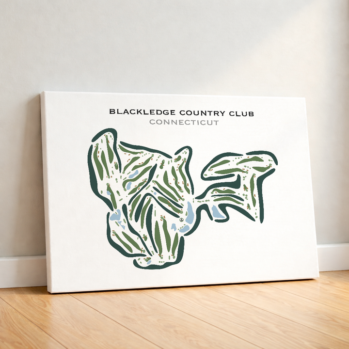 Blackledge Country Club, Connecticut - Printed Golf Courses