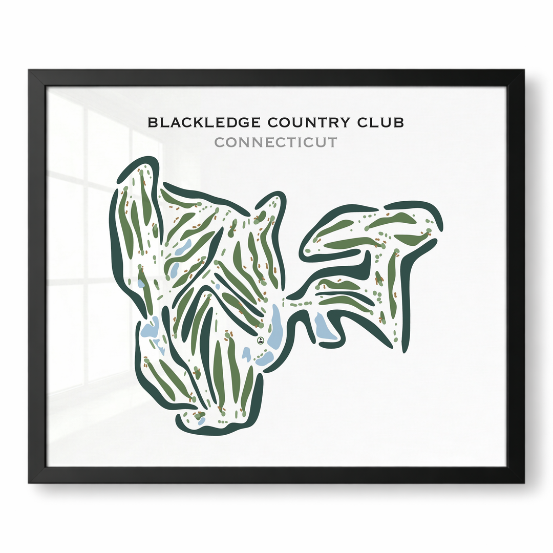 Blackledge Country Club, Connecticut - Printed Golf Courses