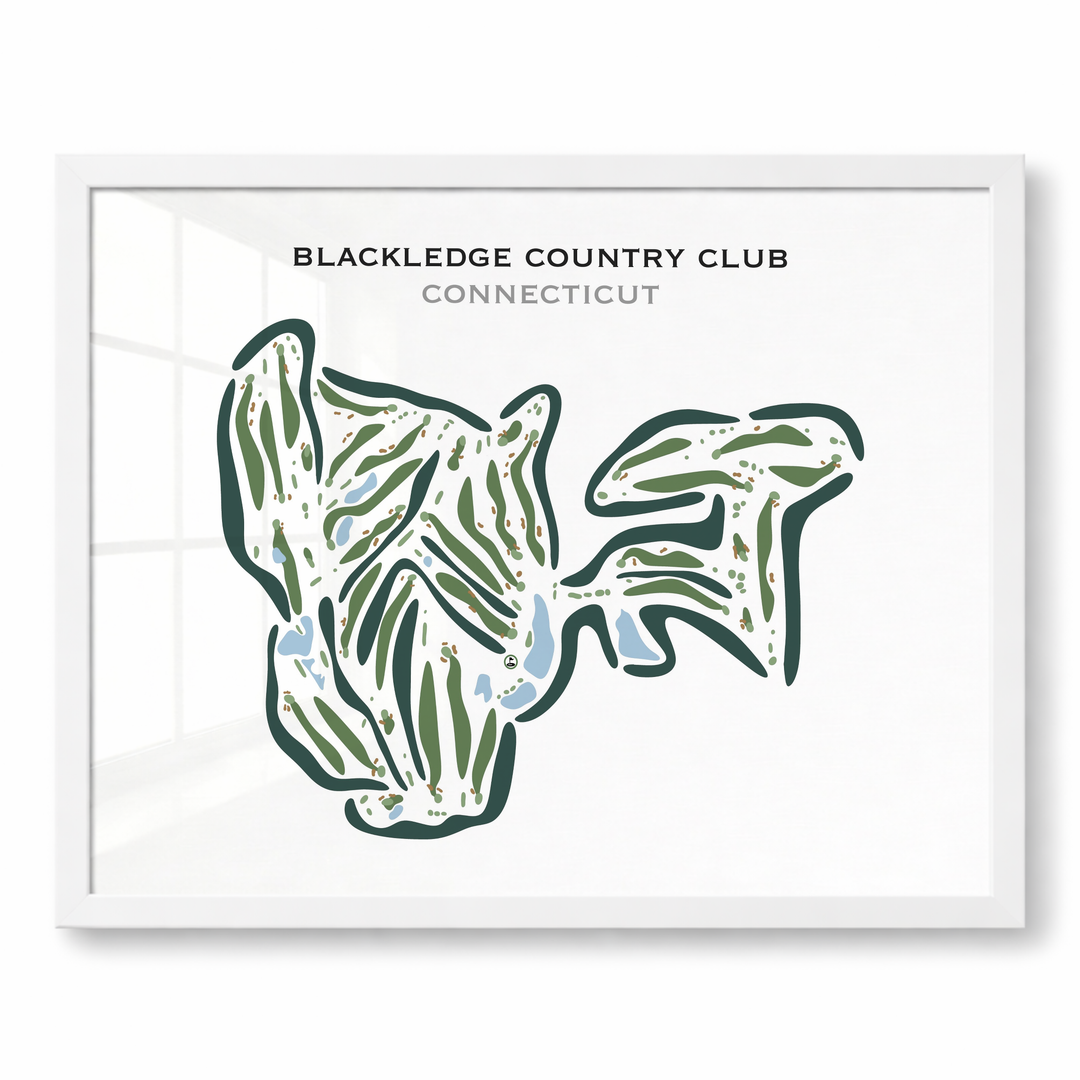 Blackledge Country Club, Connecticut - Printed Golf Courses