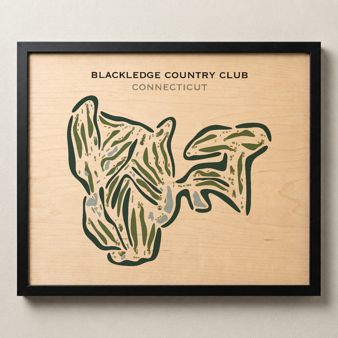 Blackledge Country Club, Connecticut - Printed Golf Courses