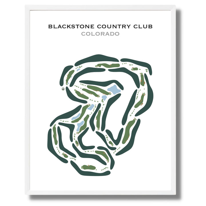 Blackstone Country Club, Colorado - Printed Golf Courses