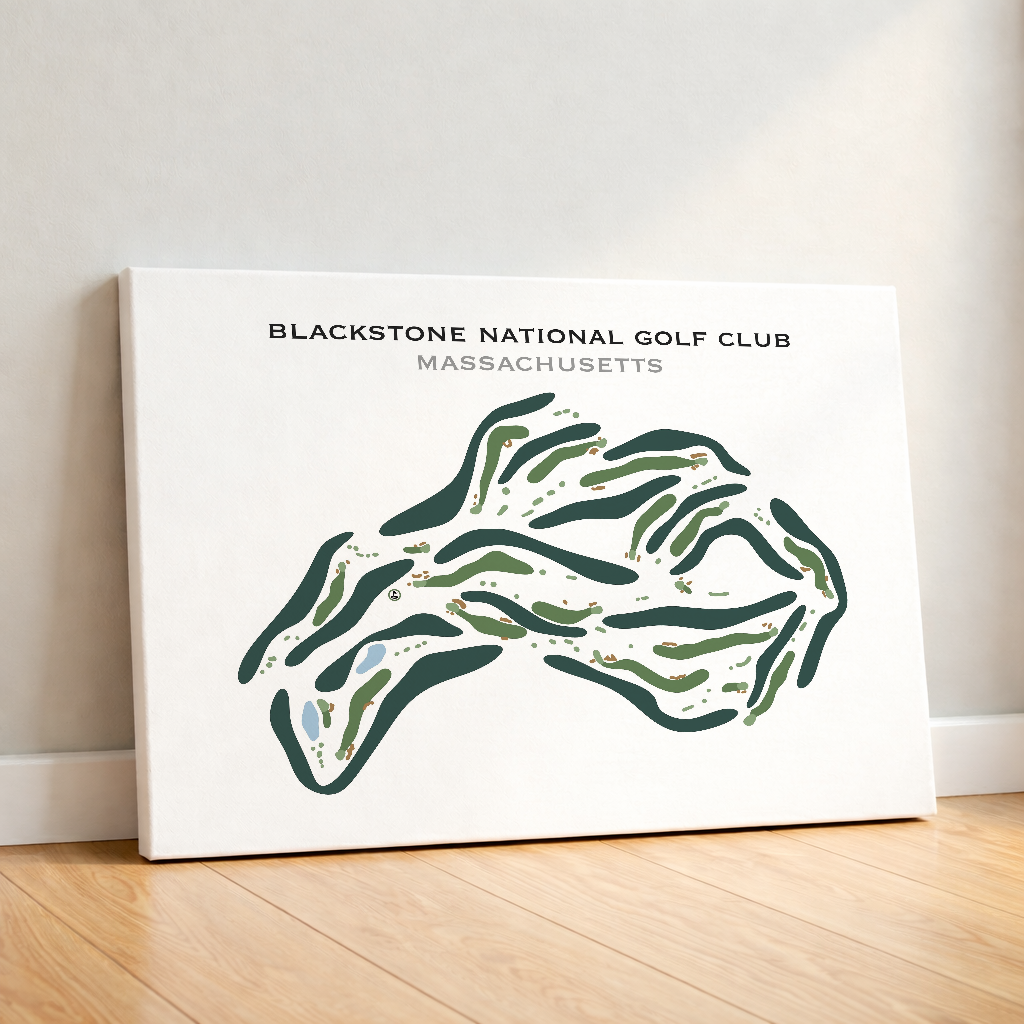 Blackstone National Golf Club, Massachusetts - Printed Golf Course