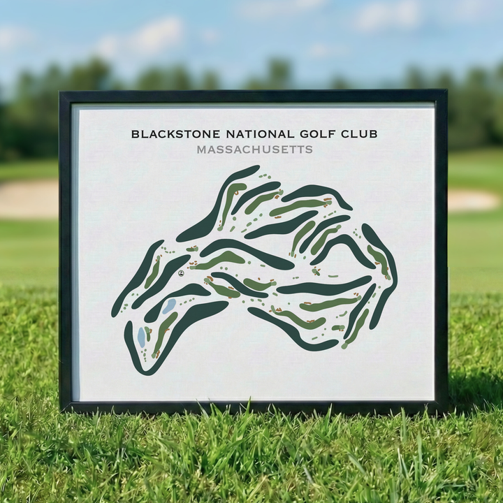 Blackstone National Golf Club, Massachusetts - Printed Golf Course