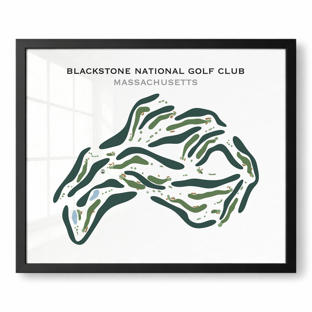 Blackstone National Golf Club, Massachusetts - Printed Golf Course