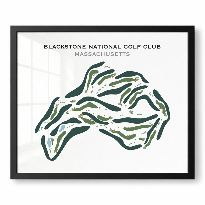 Blackstone National Golf Club, Massachusetts - Printed Golf Course