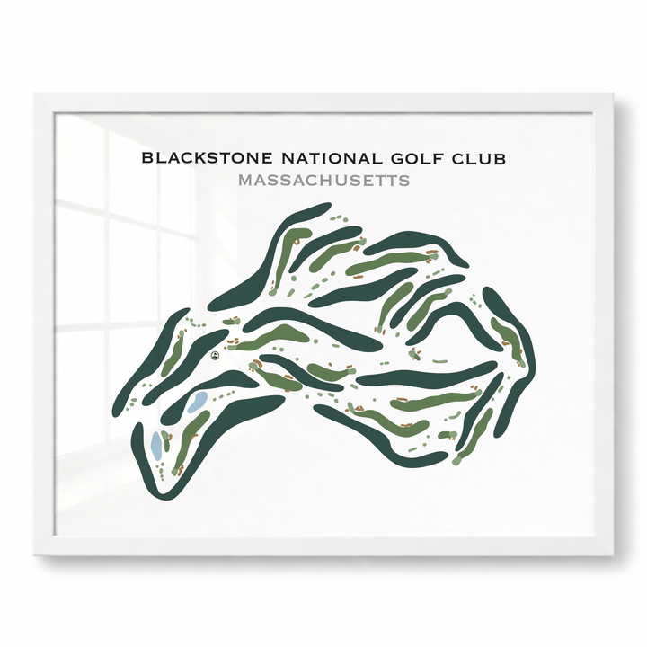 Blackstone National Golf Club, Massachusetts - Printed Golf Course