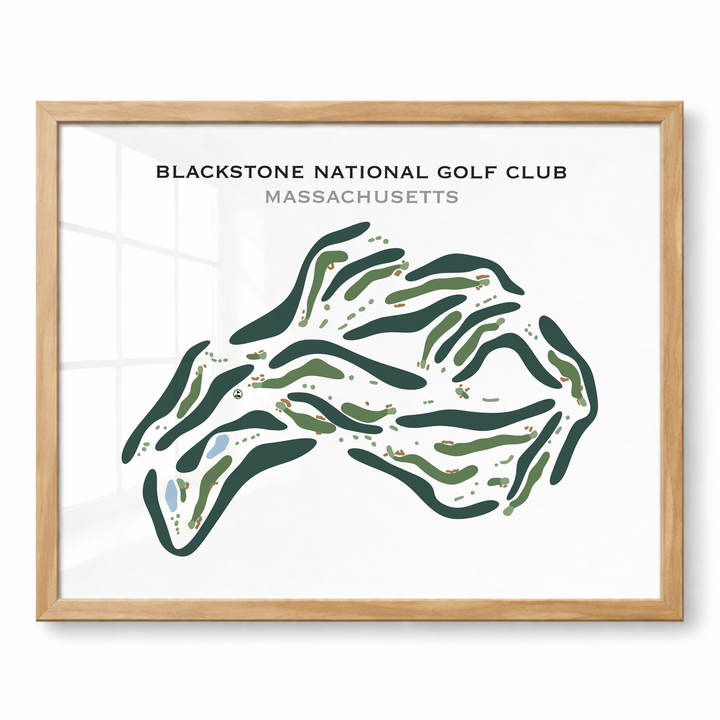 Blackstone National Golf Club, Massachusetts - Printed Golf Course
