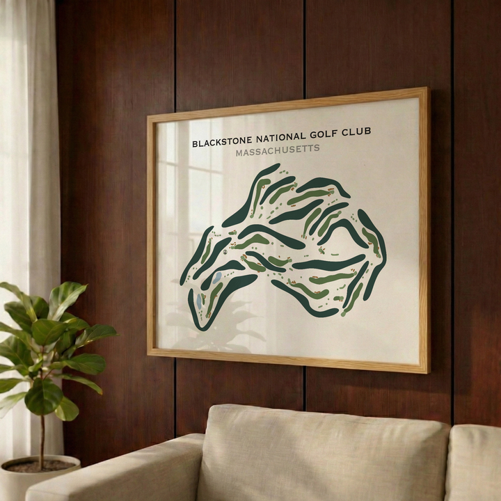 Blackstone National Golf Club, Massachusetts - Printed Golf Course