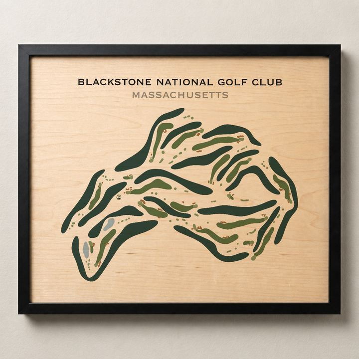 Blackstone National Golf Club, Massachusetts - Printed Golf Course