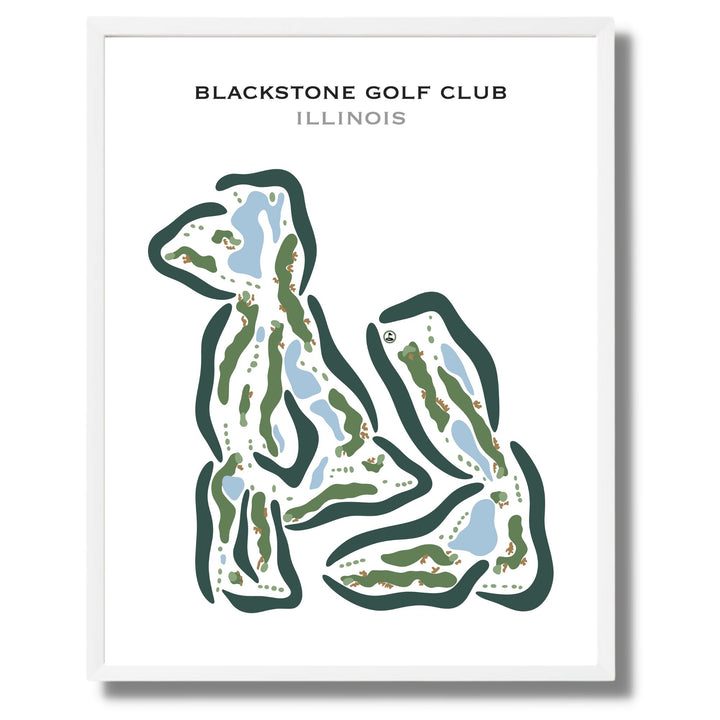 Blackstone Golf Club, Illinois - Printed Golf Courses