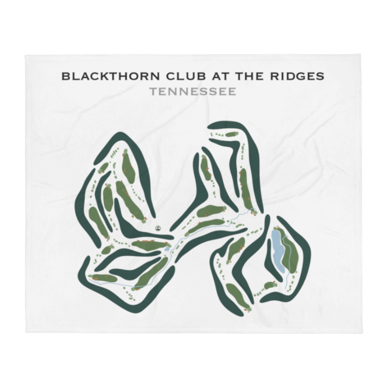 Blackthorn Club at The Ridges, Tennessee - Printed Golf Courses