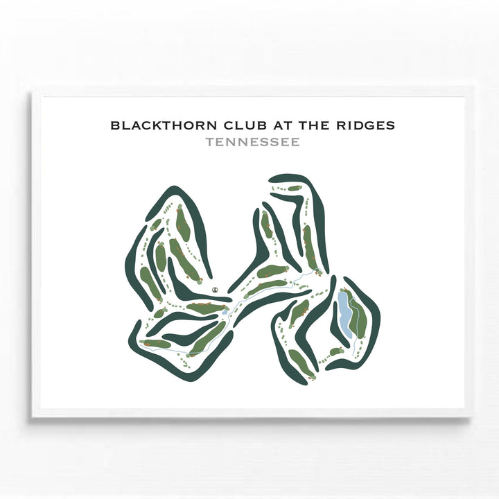 Blackthorn Club at The Ridges, Tennessee - Printed Golf Courses