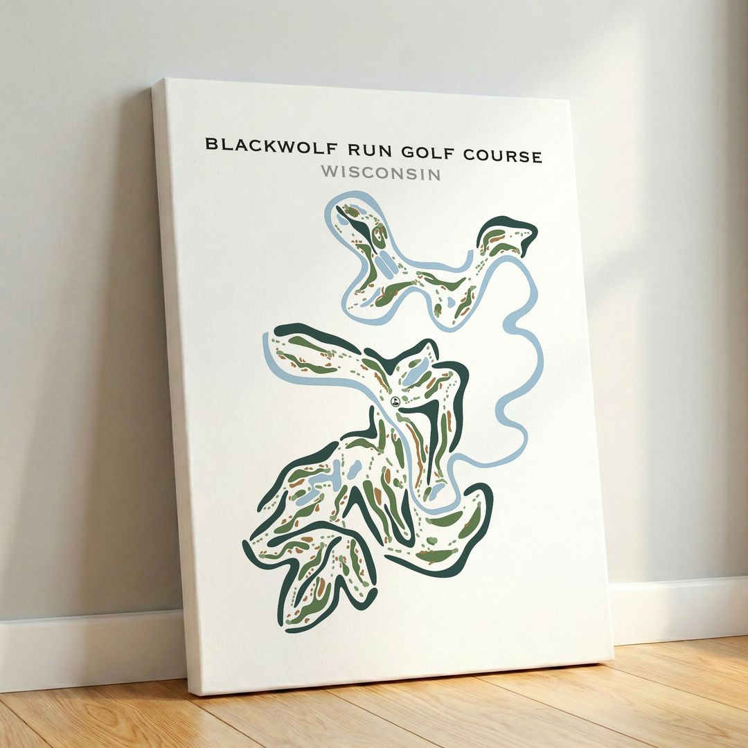 Blackwolf Run Golf Course, Wisconsin - Printed Golf Courses