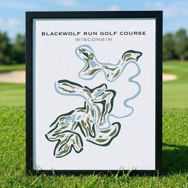 Blackwolf Run Golf Course, Wisconsin - Printed Golf Courses