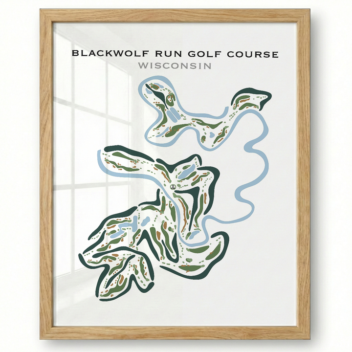 Blackwolf Run Golf Course, Wisconsin - Printed Golf Courses