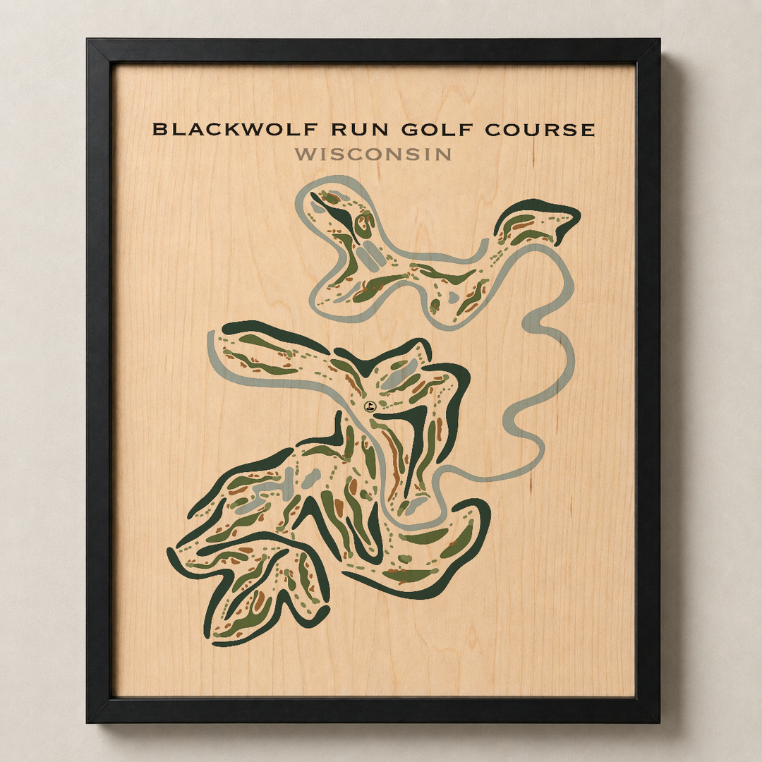 Blackwolf Run Golf Course, Wisconsin - Printed Golf Courses