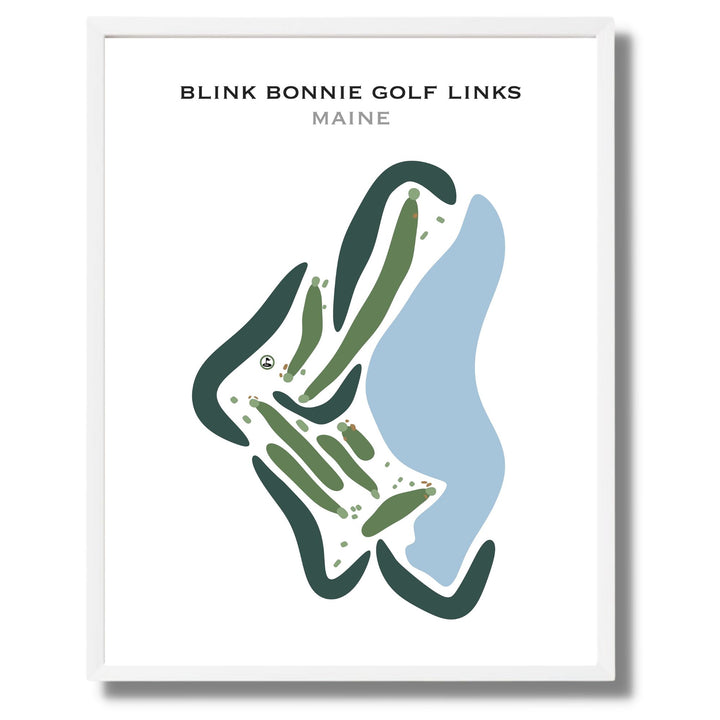 Blink Bonnie Golf Links, Maine - Printed Golf Courses