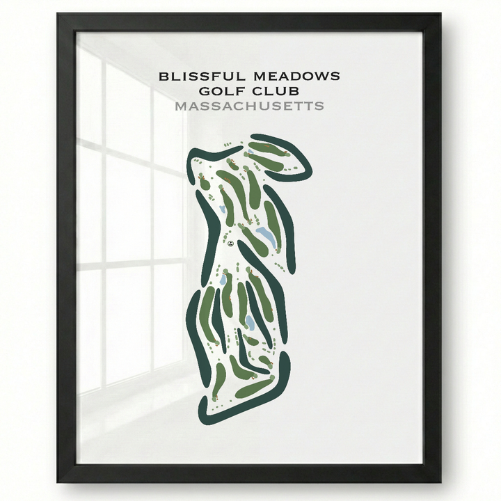 Blissful Meadows Golf Club, Massachusetts - Printed Golf Courses
