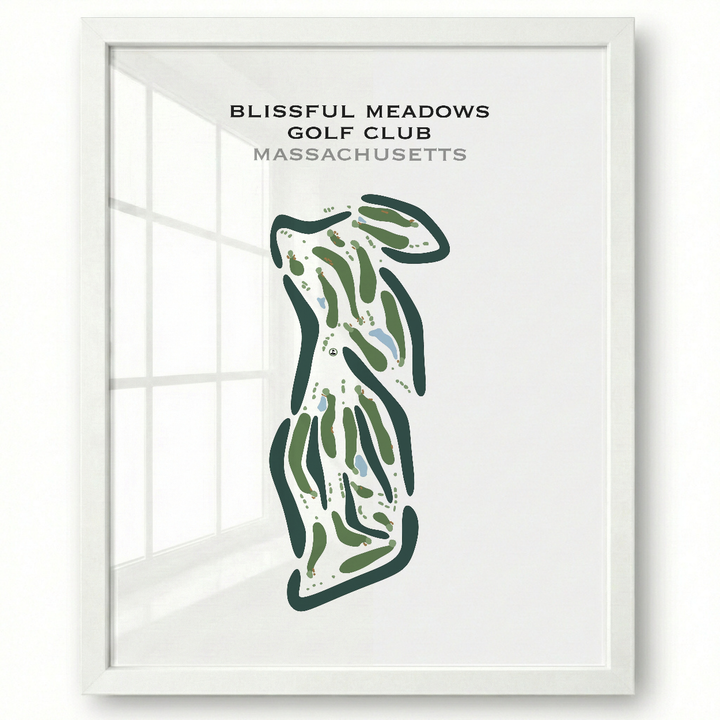 Blissful Meadows Golf Club, Massachusetts - Printed Golf Courses
