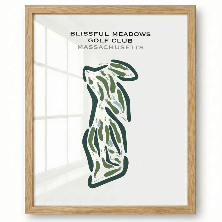 Blissful Meadows Golf Club, Massachusetts - Printed Golf Courses