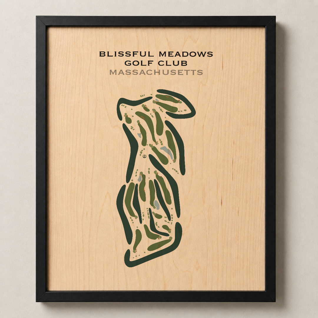 Blissful Meadows Golf Club, Massachusetts - Printed Golf Courses