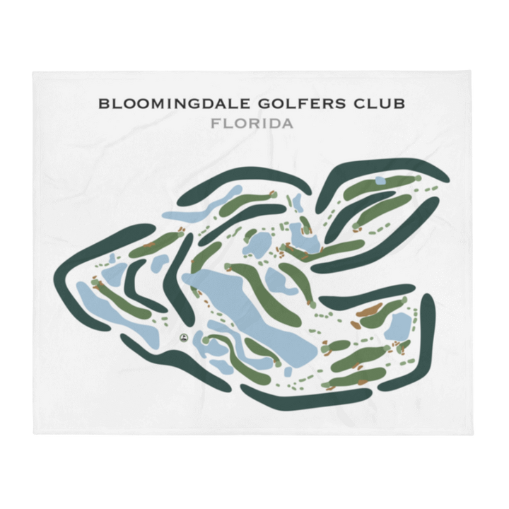 Bloomingdale Golfers Club, Florida - Printed Golf Courses