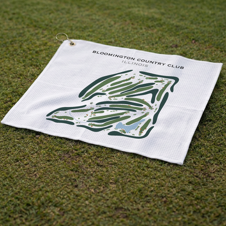 Bloomington Country Club, Illinois - Printed Golf Course