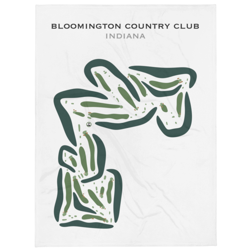 Bloomington Country Club, Indiana - Printed Golf Courses