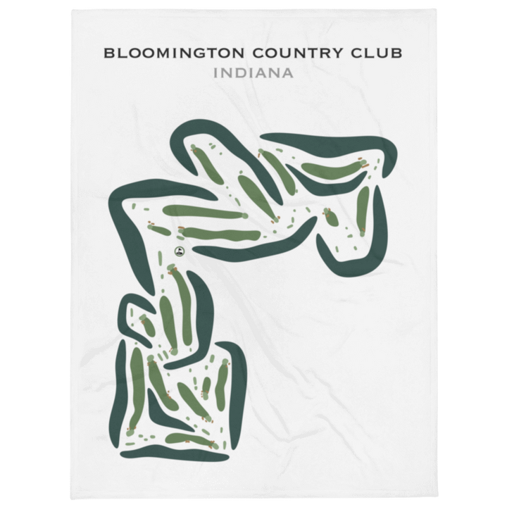 Bloomington Country Club, Indiana - Printed Golf Courses