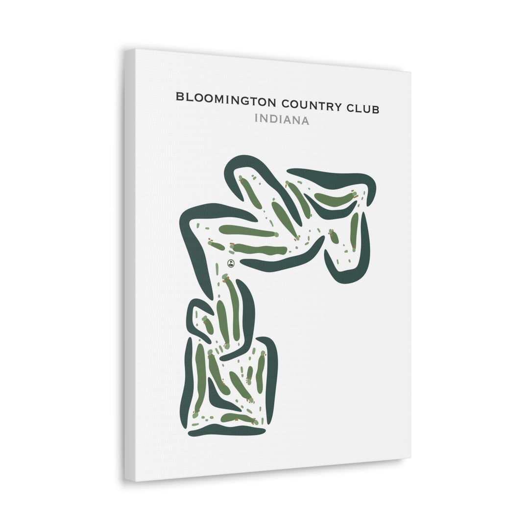 Bloomington Country Club, Indiana - Printed Golf Courses