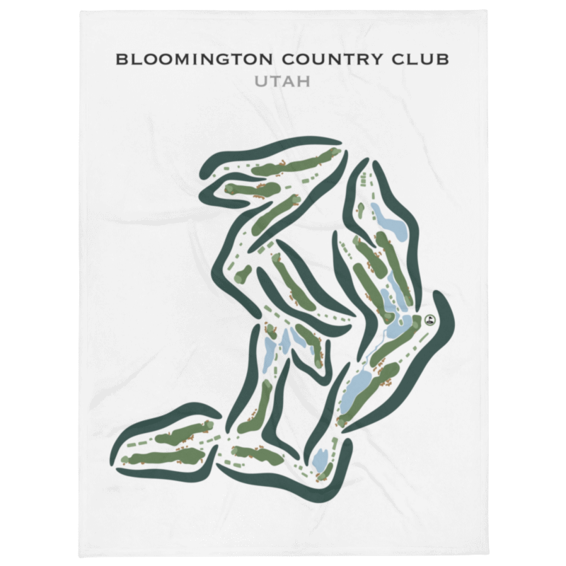 Bloomington Country Club, St George Utah - Printed Golf Courses