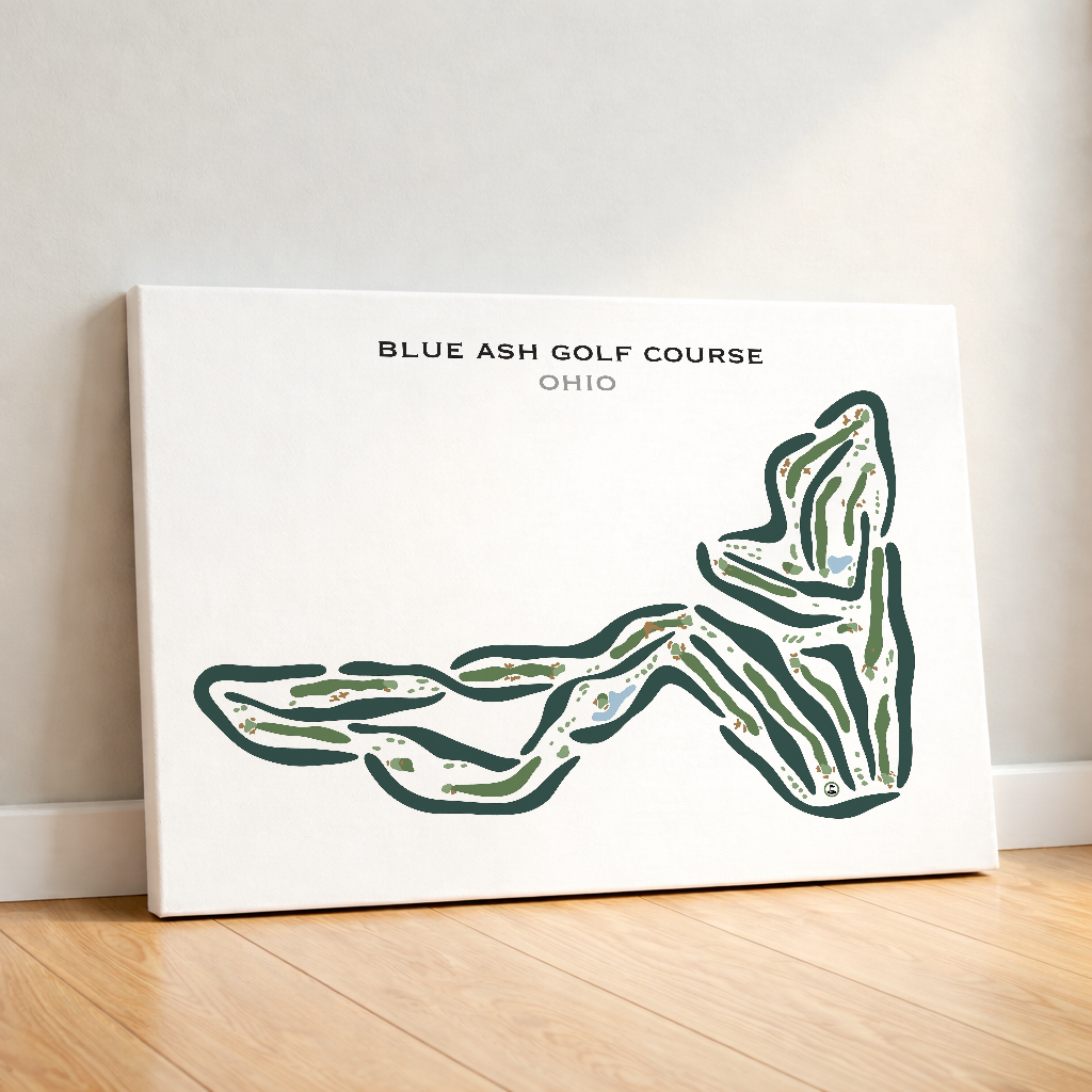 Blue Ash Golf Course, Ohio - Printed Golf Courses