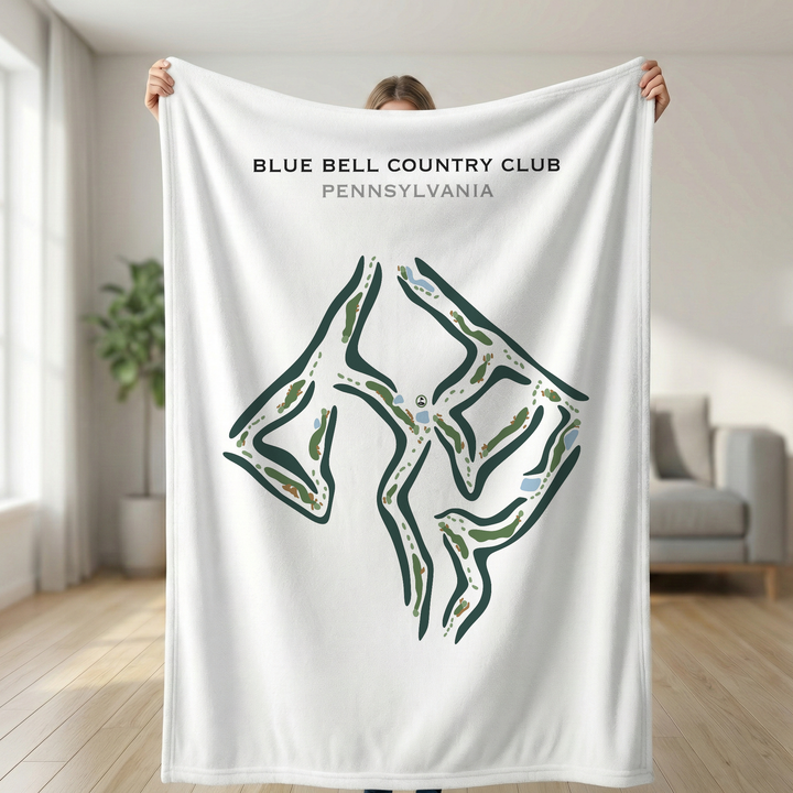 Blue Bell Country Club, Pennsylvania - Printed Golf Courses