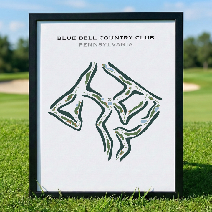 Blue Bell Country Club, Pennsylvania - Printed Golf Courses