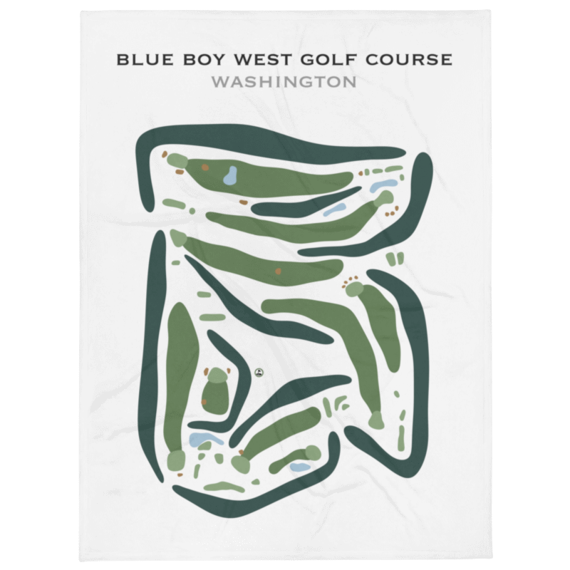 Blue Boy West Golf Course, Washington - Printed Golf Courses