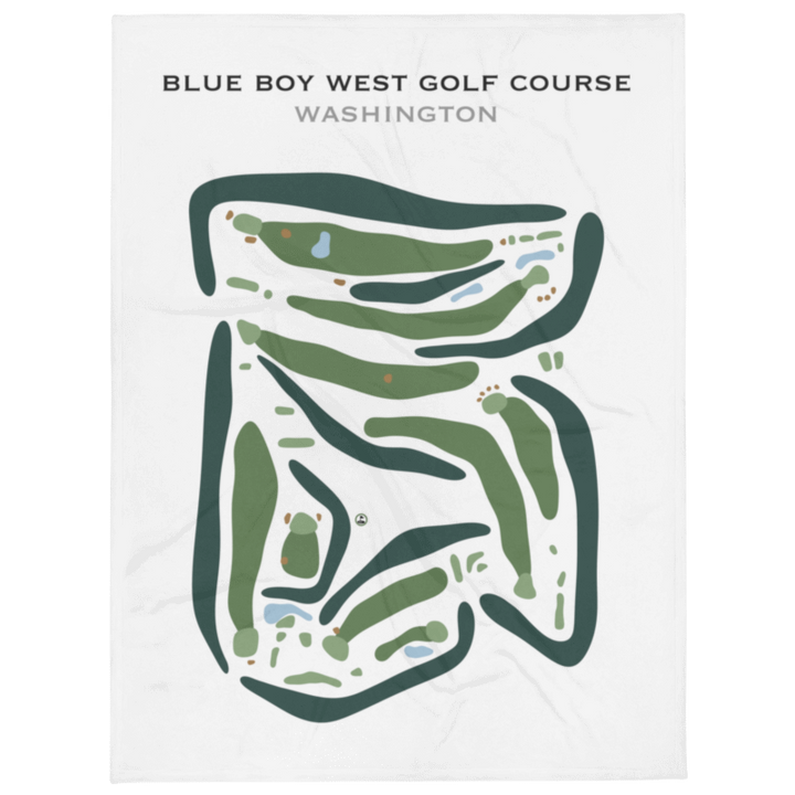 Blue Boy West Golf Course, Washington - Printed Golf Courses