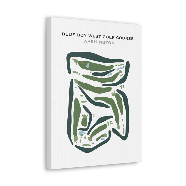 Blue Boy West Golf Course, Washington - Printed Golf Courses