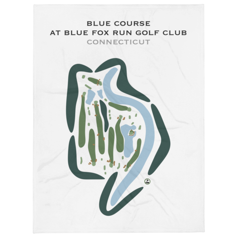 Blue Course at Blue Fox Run Golf Club, Florida - Printed Golf Courses
